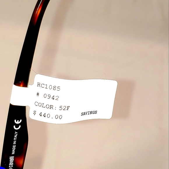 Roberto Cavalli 55MM Squared Cat Eye Sunglasses - Picture 8 of 12